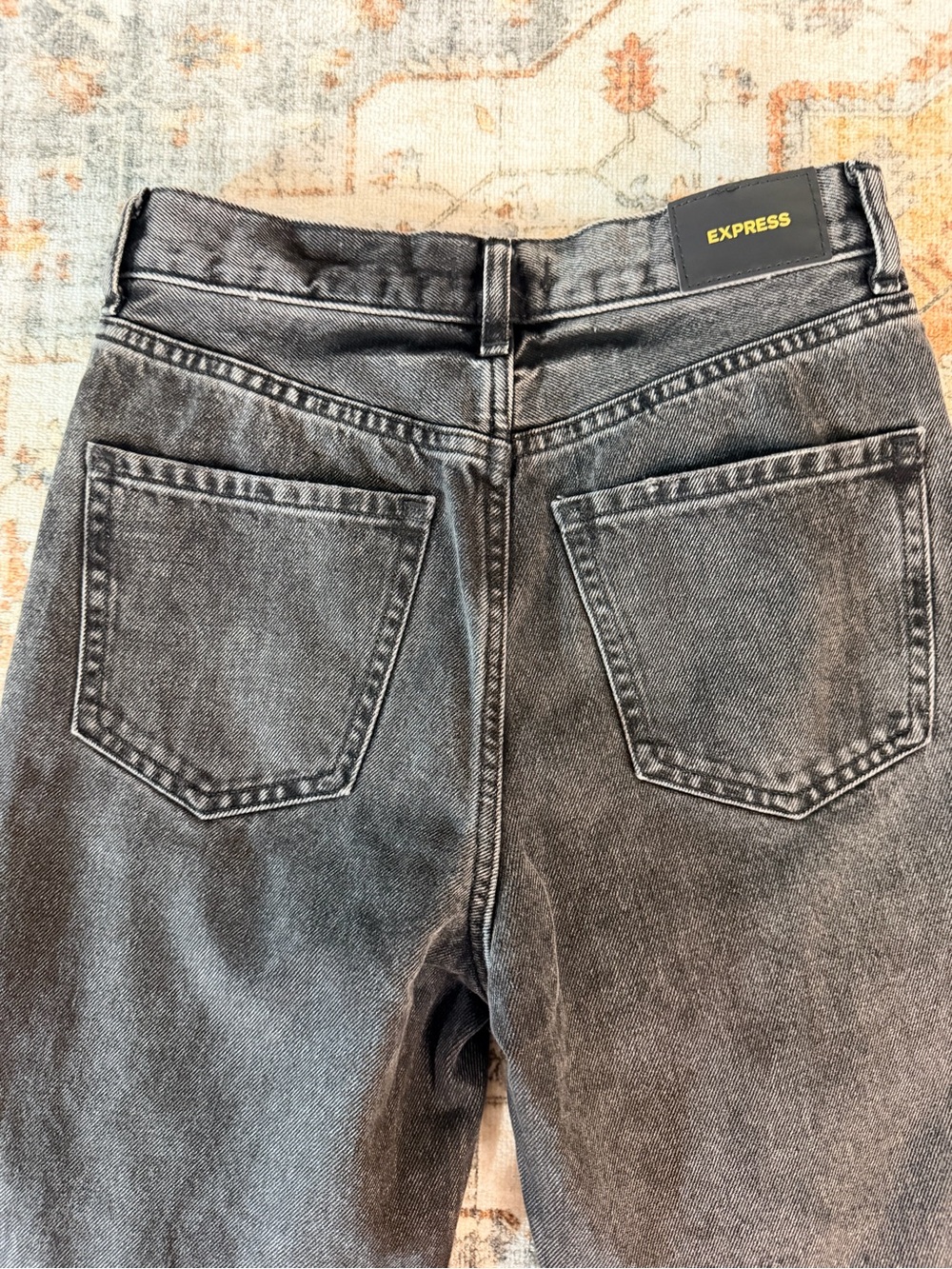 Express Straight Ankle High Rise - Picture 6 of 7